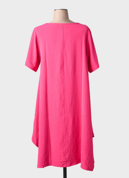 Robe mi-longue rose G!OZE femme