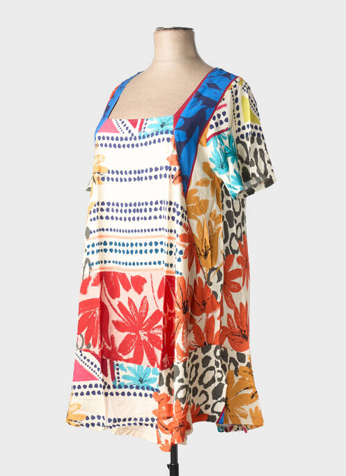 Robe mi-longue beige G!OZE femme