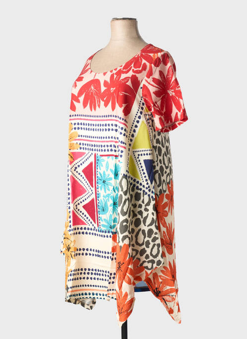 Robe mi-longue rouge G!OZE femme