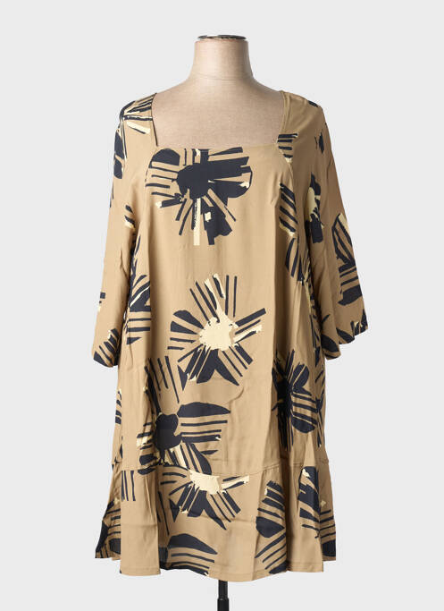 Robe mi-longue vert G!OZE femme