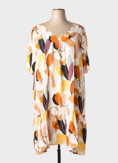 Robe mi-longue beige G!OZE femme