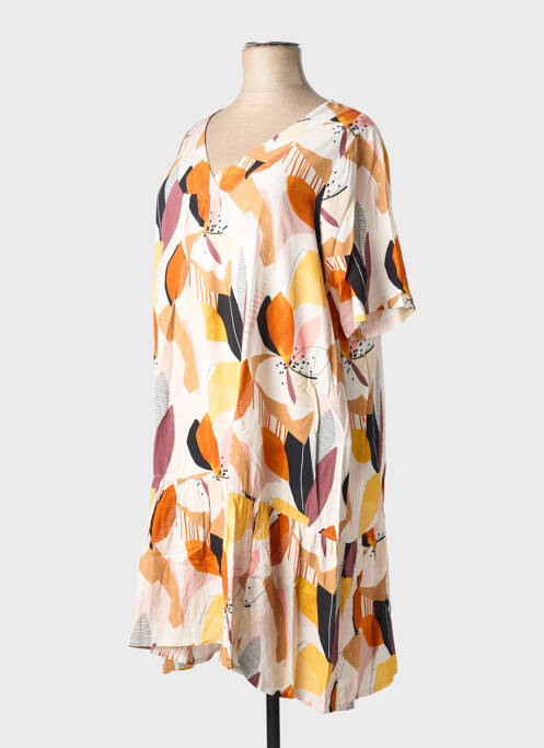 Robe mi-longue beige G!OZE femme