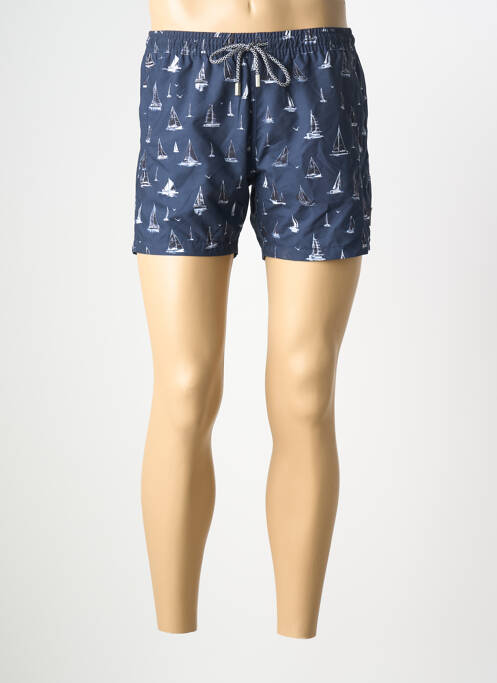 Short de bain bleu BRUCE & BUTLER  homme