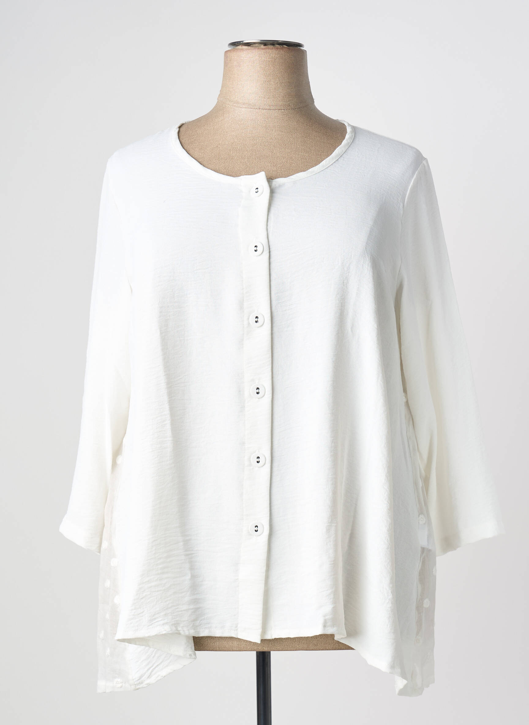 Chemisier blanc G!OZE femme
