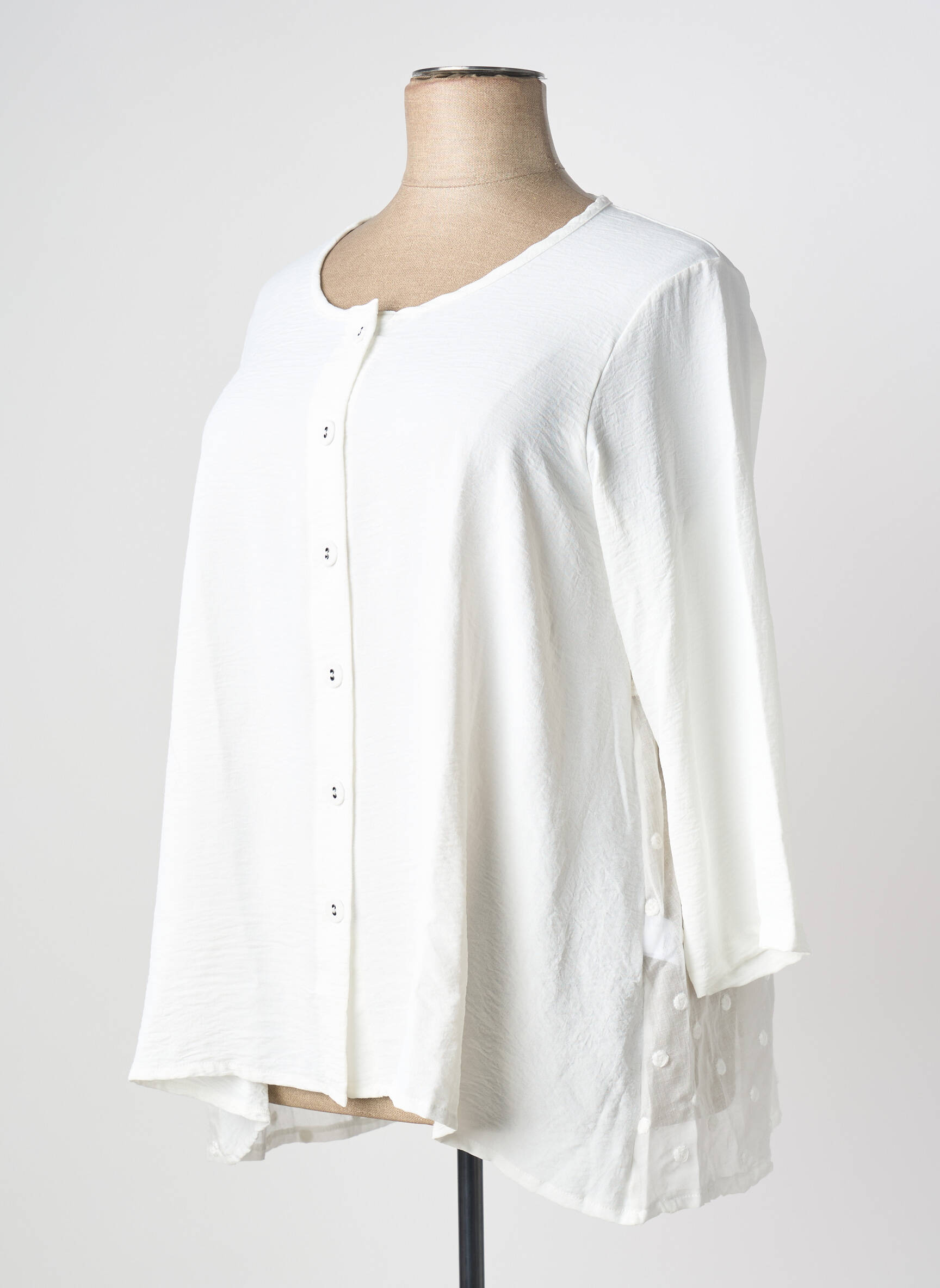 Chemisier blanc G!OZE femme