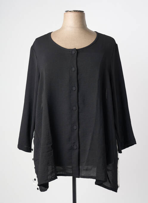 Tunique manches longues noir G!OZE femme
