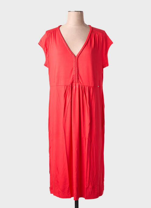 Robe mi-longue rouge MALOKA femme