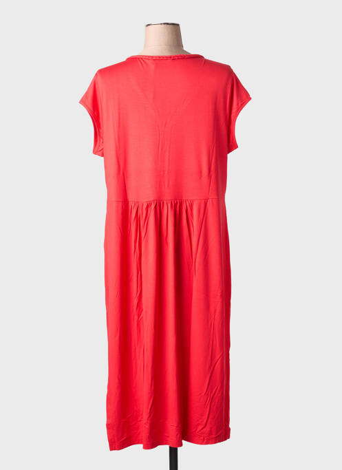 Robe mi-longue rouge MALOKA femme