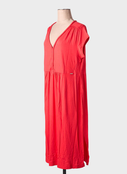 Robe mi-longue rouge MALOKA femme