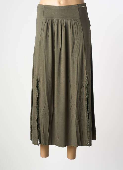 Jupe longue kaki MALOKA femme
