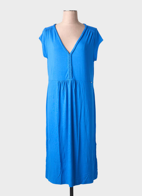 Robe mi-longue bleu MALOKA femme