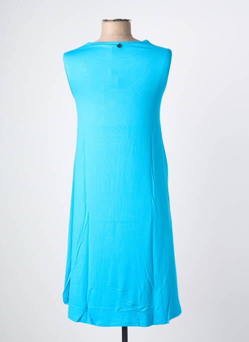 Robe mi-longue turquoise MALOKA femme