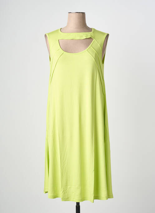 Robe mi-longue vert MALOKA femme