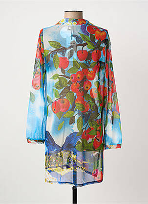 Tunique manches longues bleu MALOKA femme