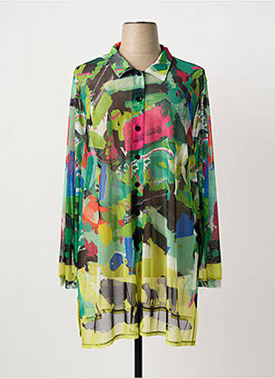 Tunique manches longues vert MALOKA femme