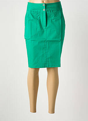 Jupe courte vert MALOKA femme