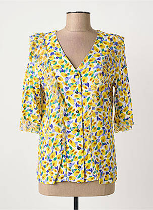 Chemisier jaune PAUL BRIAL femme