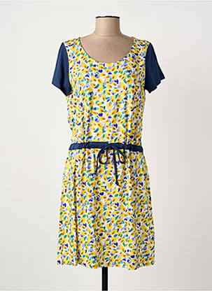 Robe mi-longue bleu PAUL BRIAL femme