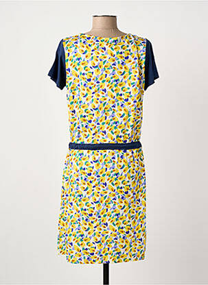 Robe mi-longue bleu PAUL BRIAL femme