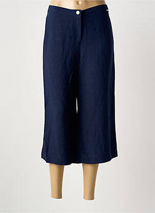 Pantacourt bleu PAUL BRIAL femme