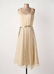 Robe longue beige PAUL BRIAL femme seconde vue