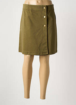 Jupe courte vert PAUL BRIAL femme