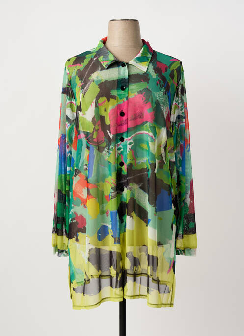 Tunique manches longues vert MALOKA femme