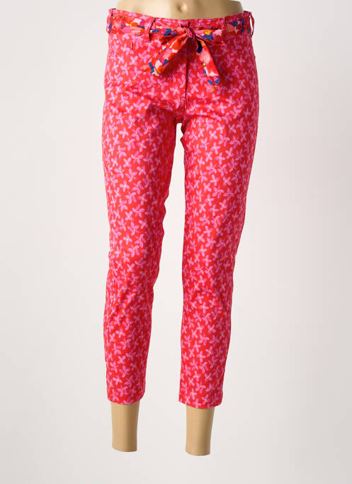 Pantacourt rouge PAUL BRIAL femme