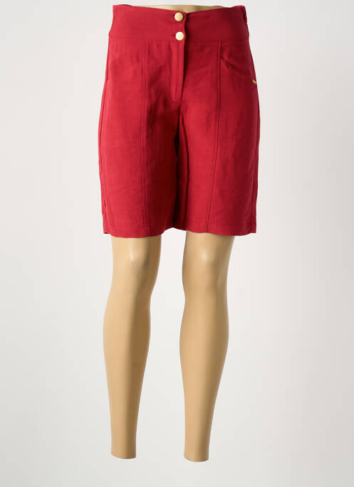 Bermuda rouge PAUL BRIAL femme
