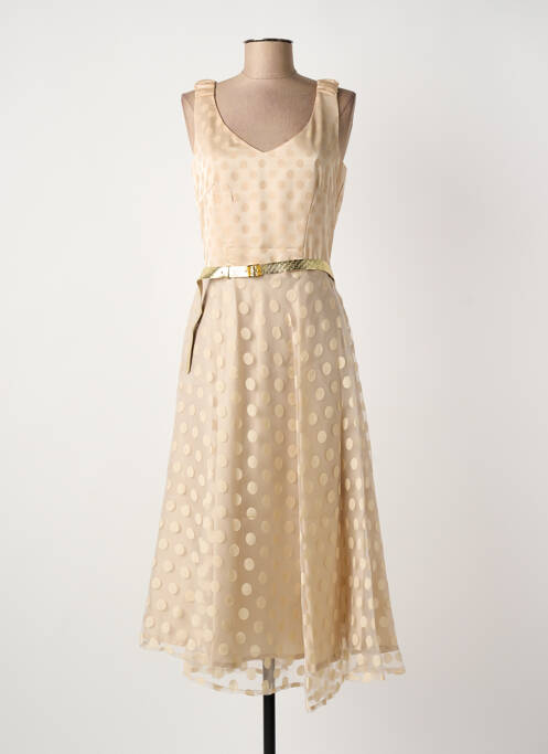 Robe longue beige PAUL BRIAL femme