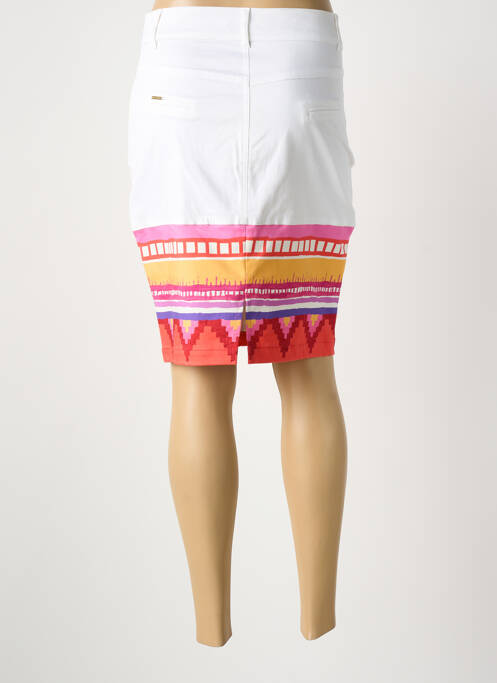Jupe courte blanc PAUL BRIAL femme