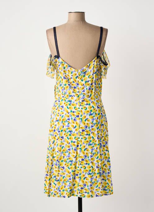 Robe mi-longue jaune PAUL BRIAL femme