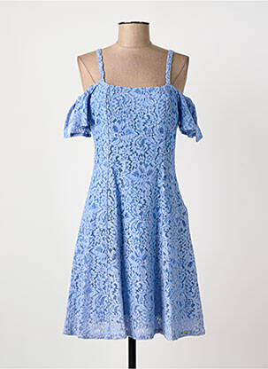 Robe courte bleu PAUL BRIAL femme