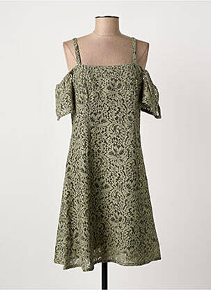 Robe courte vert PAUL BRIAL femme