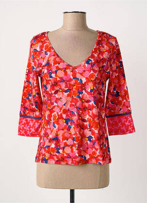 T-shirt rouge PAUL BRIAL femme