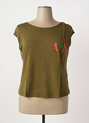 Débardeur kaki PAUL BRIAL femme