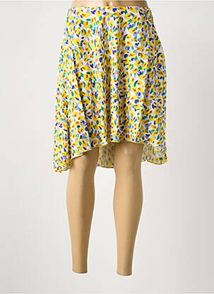 Jupe courte jaune PAUL BRIAL femme