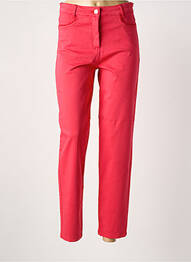 Pantalon droit rose PAUL BRIAL femme