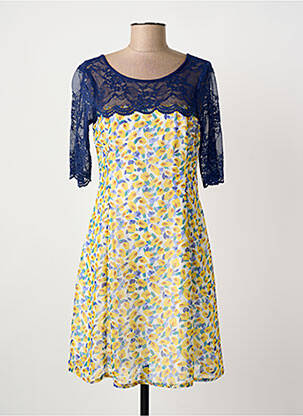 Robe courte bleu PAUL BRIAL femme