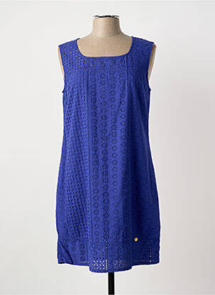 Robe courte violet PAUL BRIAL femme