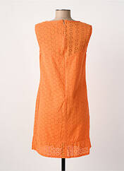 Robe courte orange PAUL BRIAL femme seconde vue