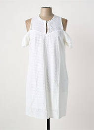 Robe courte blanc PAUL BRIAL femme
