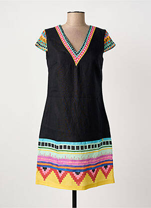 Robe courte noir PAUL BRIAL femme