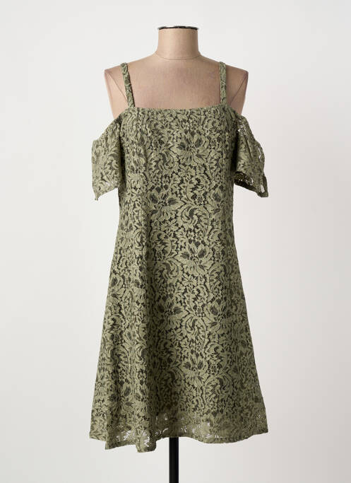 Robe courte vert PAUL BRIAL femme