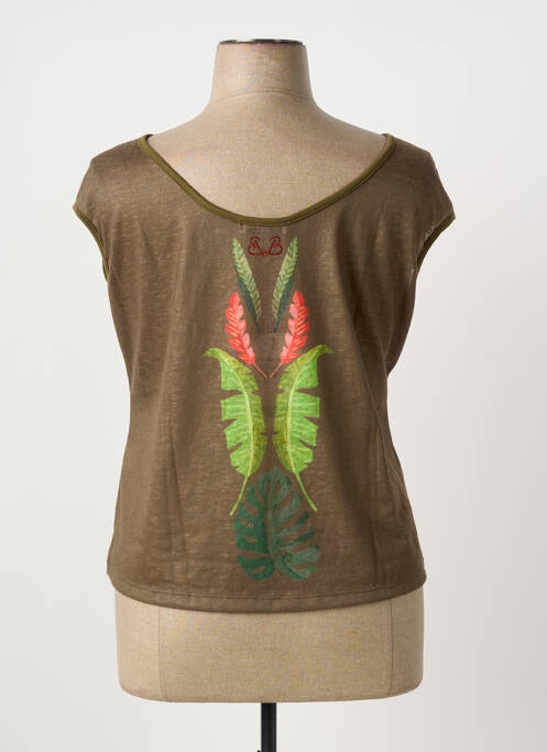 Débardeur kaki PAUL BRIAL femme