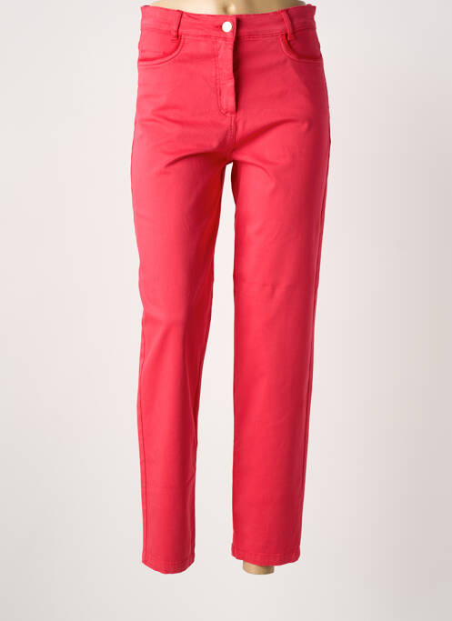 Pantalon droit rose PAUL BRIAL femme