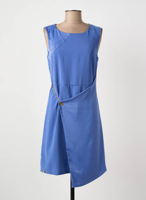 Robe courte bleu PAUL BRIAL femme