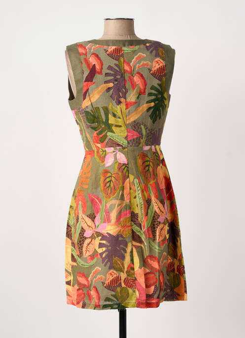 Robe courte vert PAUL BRIAL femme