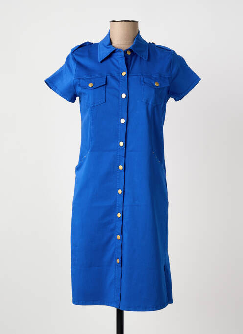 Robe courte bleu PAUL BRIAL femme