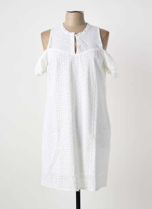 Robe courte blanc PAUL BRIAL femme